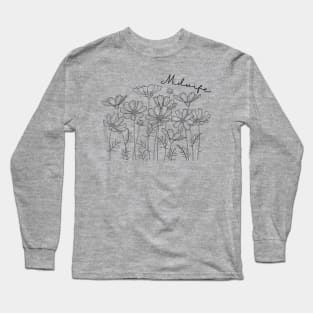 Wildflower Midwife Labor and Delivery Long Sleeve T-Shirt